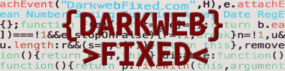 Dark Web Fixed Picks